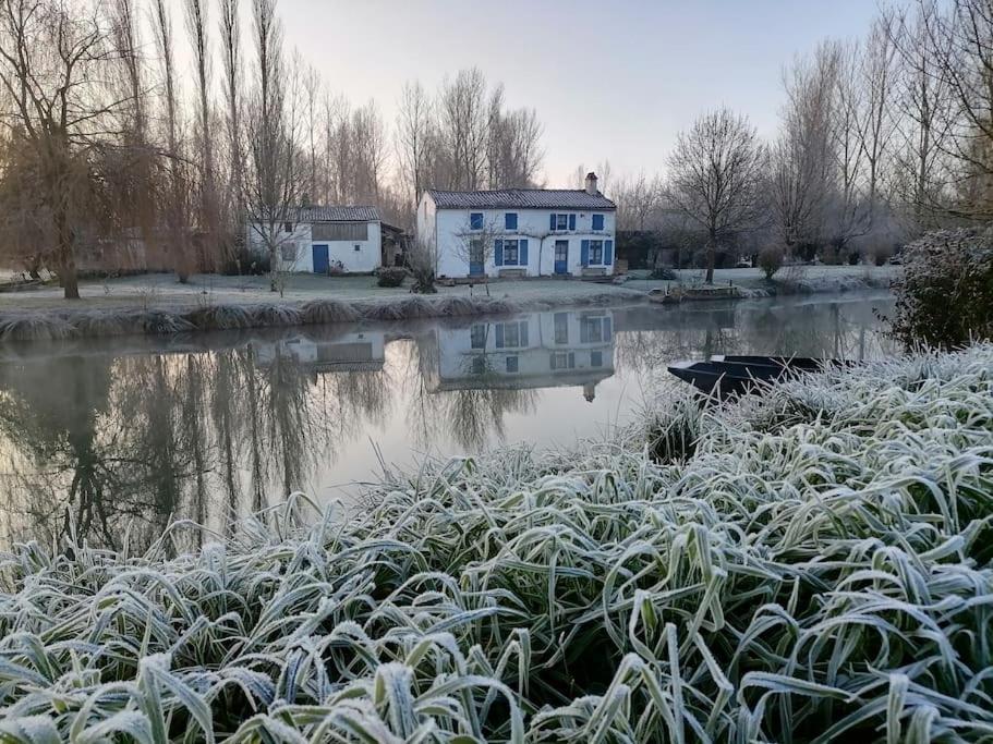 Le Logis Du Heron Coulon Exterior foto